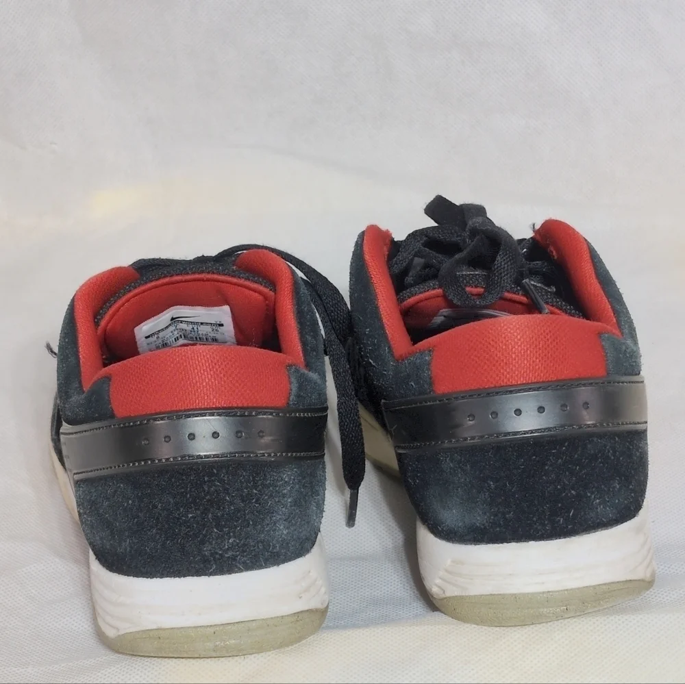 Nike Sz 8 Paul Rodriguez Men's Black and Red Skateboard Sneakers